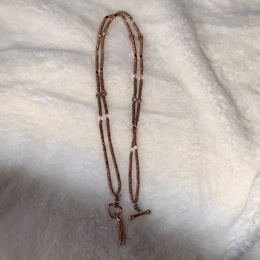 Juicy Couture ✨  double band toggle clasp necklace - Picture 3 of 6